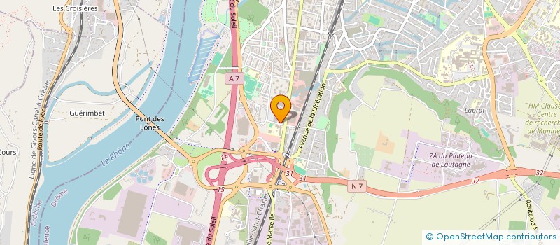 localisation de l'entreprise SOCIETE D'ETUDES ET D'APPLICATIONS SOCIALES  VALENCE