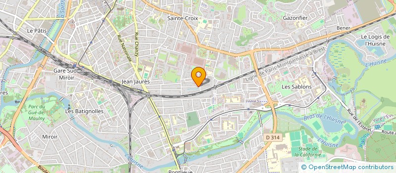 localisation de l'entreprise SOCIETE D'ETUDES ET D'ECONOMIE POUR LA CONSTRUCTION à LE MANS