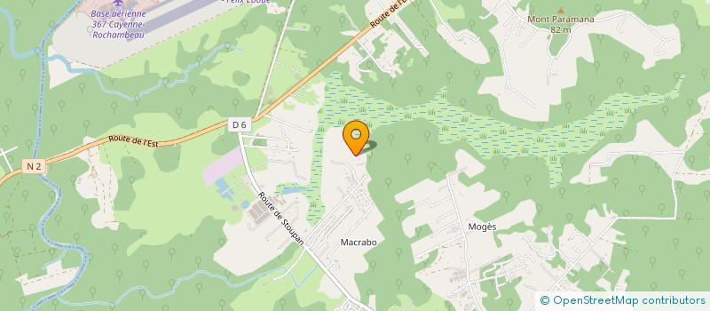 localisation de l'entreprise SOCIETE D'ETUDES ET D'ELECTRICITE DE RACCORDEMENT D'INFRASTRUCTURES  CAYENNE