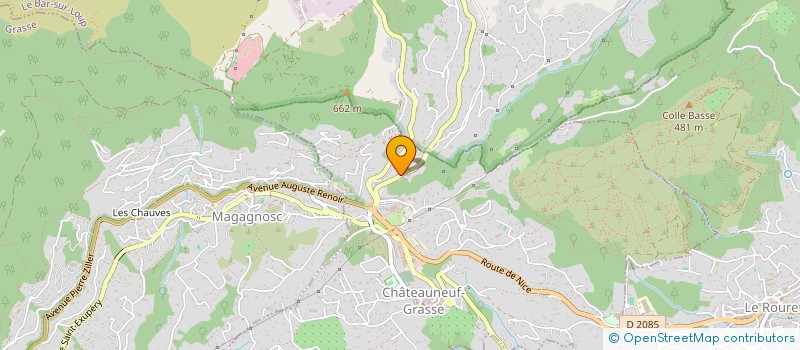 localisation de l'entreprise SOCIETE D'ETUDES ET D'EXPLOITATION DE BENNES  CHATEAUNEUF-GRASSE