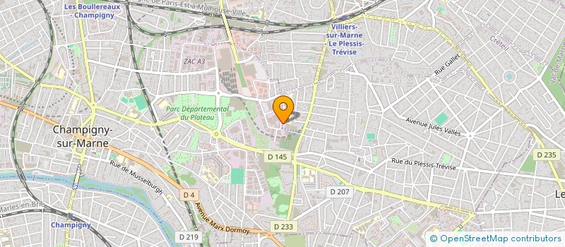 localisation de l'entreprise SOCIETE D'ETUDES ET D'INSTALLATIONS FRIGORIFIQUES à CHAMPIGNY-SUR-MARNE