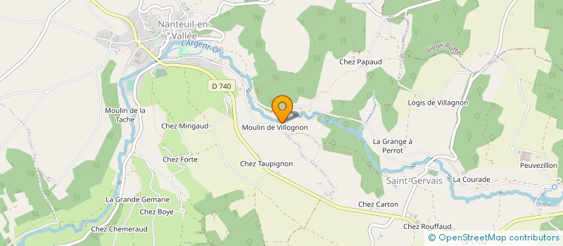 localisation de l'entreprise SOCIETE D'ETUDES ET D'INTEGRATION INDUSTRIELLE à NANTEUIL-EN-VALLEE
