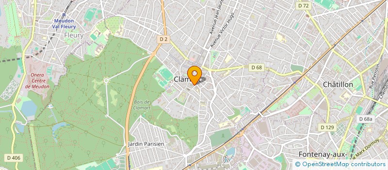 localisation de l'entreprise SOCIETE D'ETUDES ET DE BATIMENT à CLAMART