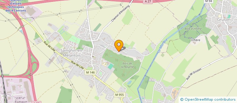 localisation de l'entreprise SOCIETE D'ETUDES ET DE MINI INFORMATIQUE à SAINGHIN-EN-MELANTOIS