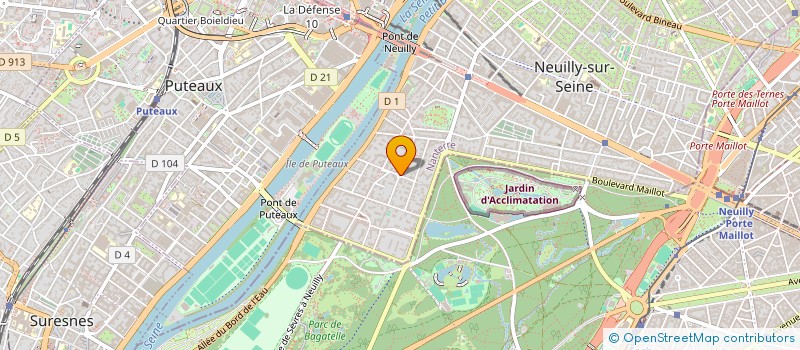 localisation de l'entreprise SOCIETE D'ETUDES ET DE PARTICIPATION à NEUILLY-SUR-SEINE