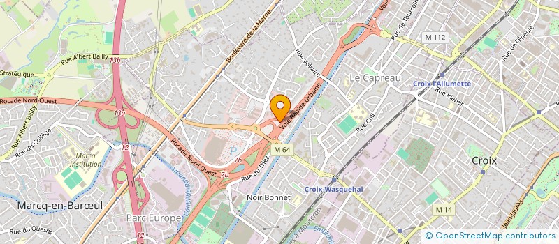 localisation de l'entreprise SOCIETE D ETUDES ET DE REALISATION DE GESTION IMMOBILIERE DE CONSTRUCTION  WASQUEHAL