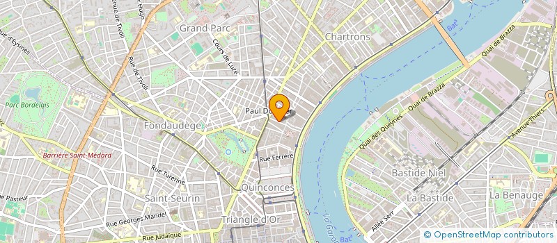 localisation de l'entreprise SOCIETE D'ETUDES ET DE REALISATION POUR L'HABITAT BOIS  BORDEAUX