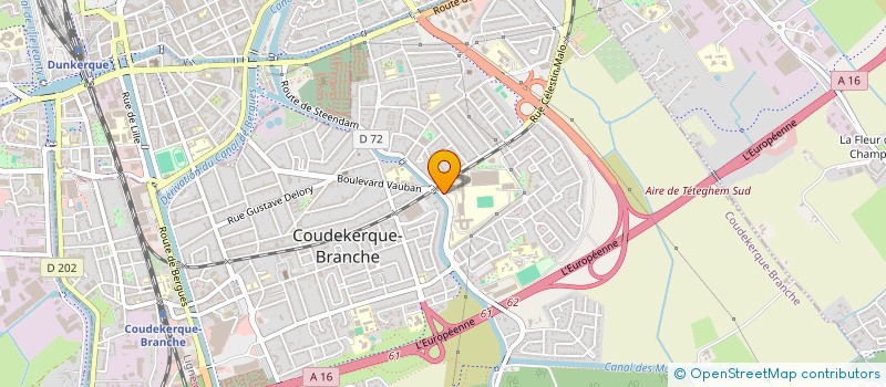 localisation de l'entreprise SOCIETE D'ETUDES ET DE REALISATIONS DES ESPACES LIBRES à COUDEKERQUE-BRANCHE