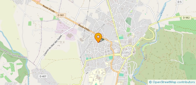localisation de l'entreprise SOCIETE D'ETUDES ET DE REALISATIONS DUCROS à UZES