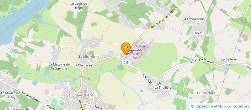 localisation de l'entreprise SOCIETE D'ETUDES ET DE REALISATIONS ELECTRIQUES ERELEC à LA CHEVROLIERE