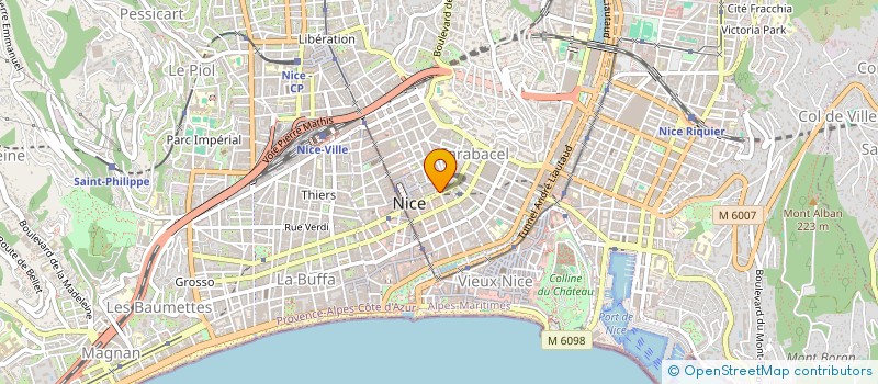 localisation de l'entreprise SOCIETE D ETUDES ET DE REALISATIONS IMMOBILIERES à NICE