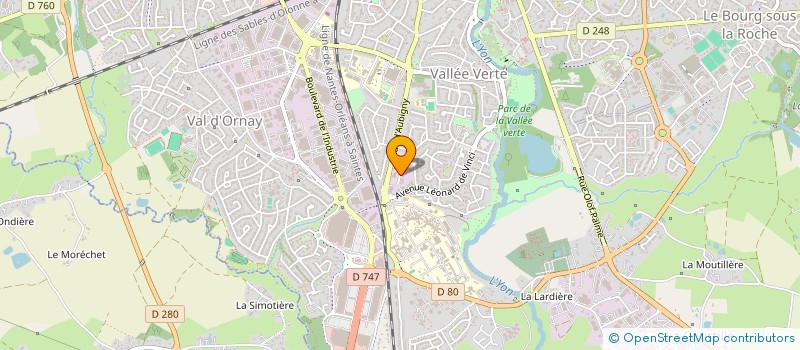 localisation de l'entreprise SOCIETE D'ETUDES ET DE REALISATIONS INDUSTRIELLES à LA ROCHE-SUR-YON