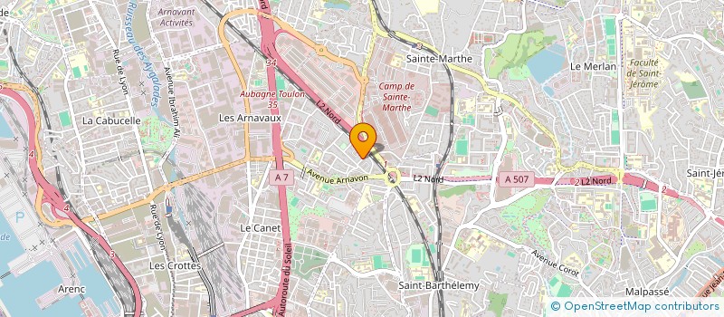 localisation de l'entreprise SOCIETE D ETUDES ET DE REALISATIONS TECHNIQUES DE L HABITAT à MARSEILLE