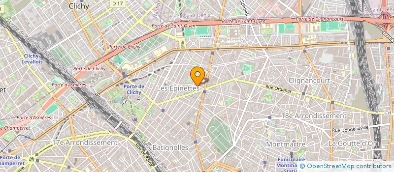 localisation de l'entreprise SOCIETE D ETUDES ET DE RECHERCHES SUR LE CINEMA ANGLOPHONE  PARIS