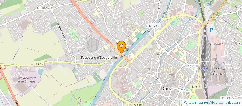 localisation de l'entreprise SOCIETE D'ETUDES ET DE RECHERCHES SUR LES ENERGIES DU FUTUR  DOUAI