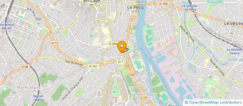 localisation de l'entreprise SOCIETE D'ETUDES ET DE TRAVAUX INDUSTRIELS SETI à LE PECQ
