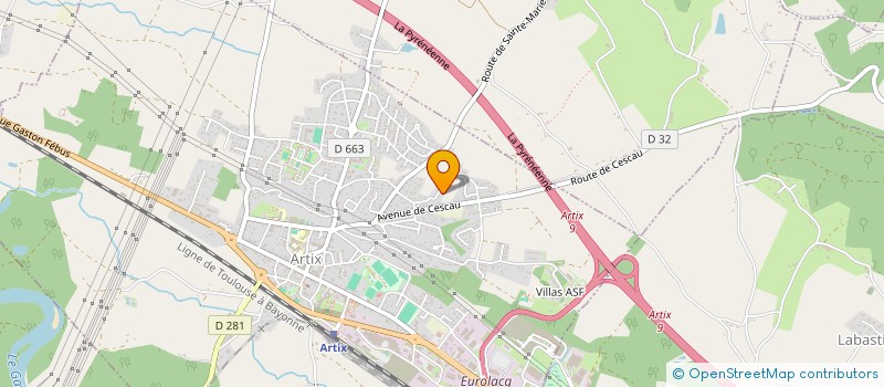 localisation de l'entreprise SOCIETE D'ETUDES ET DIFFUSION MARKETING  ARTIX