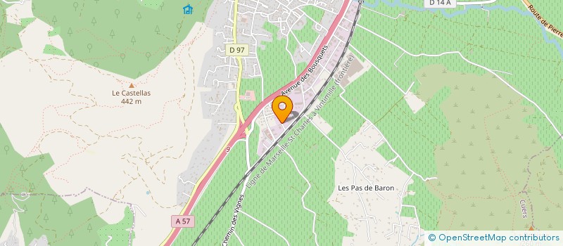 localisation de l'entreprise SOCIETE D'ETUDES ET REALISATIONS POUR L'ENVIRONNEMENT PUBLIC ET PRIVE  CUERS