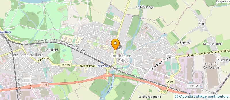 localisation de l'entreprise SOCIETE D'ETUDES ET REALISATIONS REGION ILE DE FRANCE à TOURNAN-EN-BRIE