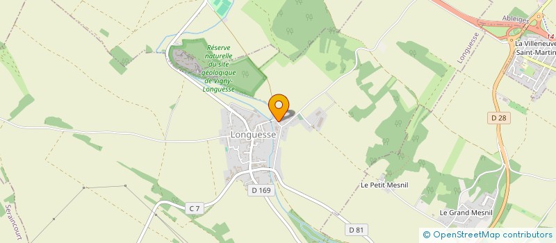 localisation de l'entreprise SOCIETE D'ETUDES ET TRAVAUX DU BOIS  LONGUESSE