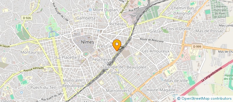 localisation de l'entreprise SOCIETE D ETUDES FINANCIERES  NIMES