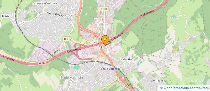 localisation de l'entreprise SOCIETE D ETUDES FONCIERES à ECOLE-VALENTIN