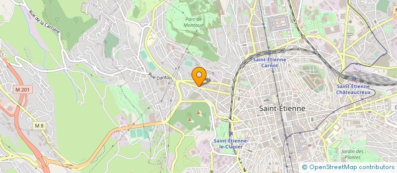 localisation de l'entreprise SOCIETE D'ETUDES FONCIERES ET DE PARTICIPATIONS IMMOBILIERES  SAINT-ETIENNE