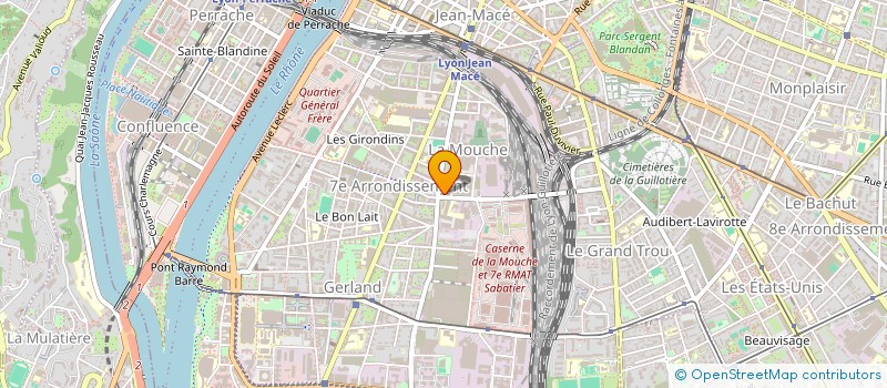 localisation de l'entreprise SOCIETE D'ETUDES FONCIERES ET INVESTISSEMENTS - S.E.F.I à LYON