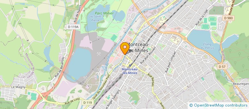 localisation de l'entreprise SOCIETE D'ETUDES GENERALES DE MACHINES ET D'OUTILLAGES à MONTCEAU-LES-MINES