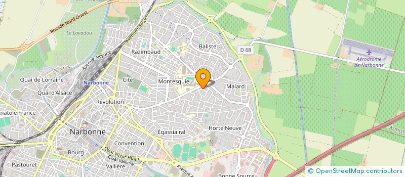 localisation de l'entreprise SOCIETE D'ETUDES GENIE CIVIL ESTRADE à NARBONNE