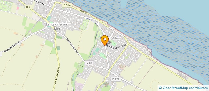 localisation de l'entreprise SOCIETE D ETUDES MUSICALES ET INSTRUMENTALES ORCHESTRE  LUC-SUR-MER