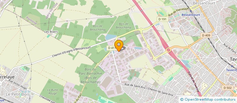 localisation de l'entreprise SOCIETE D'ETUDES & NEGOCE INTERNATIONAL à TAVERNY