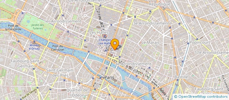 localisation de l'entreprise SOCIETE D'ETUDES POUR L'ARCHITECTURE  PARIS