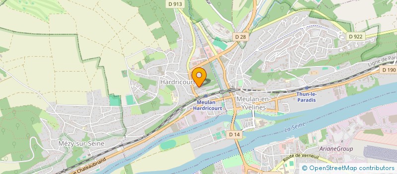 localisation de l'entreprise SOCIETE D'ETUDES PROGRAMMATIONS ET REALISATIONS D'AUTOMATISMES à HARDRICOURT