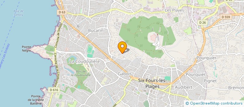 localisation de l'entreprise SOCIETE D'ETUDES TECHNIQUES DU BATIMENT à SIX-FOURS-LES-PLAGES