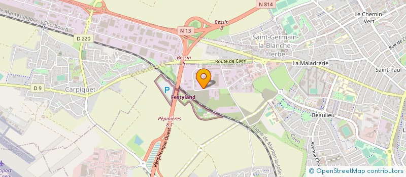 localisation de l'entreprise SOCIETE D'ETUDES TECHNIQUES ET D'APPLICATIONS INDUSTRIELLES SETAI à BRETTEVILLE-SUR-ODON