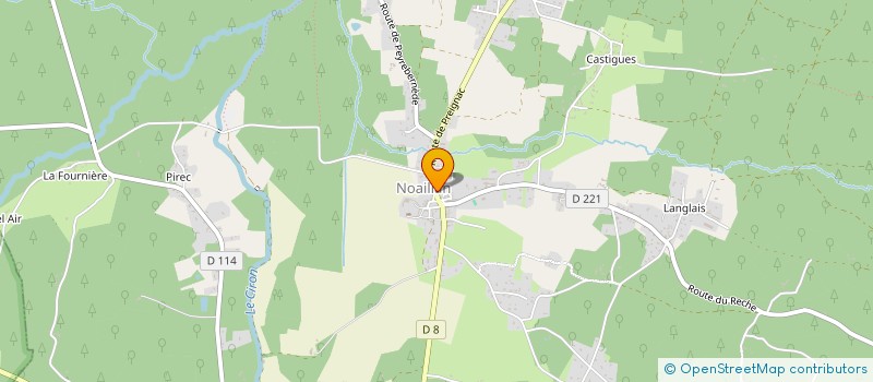 localisation de l'entreprise SOCIETE D ETUDES THERMIQUES ET HYDRAULIQUES  NOAILLAN