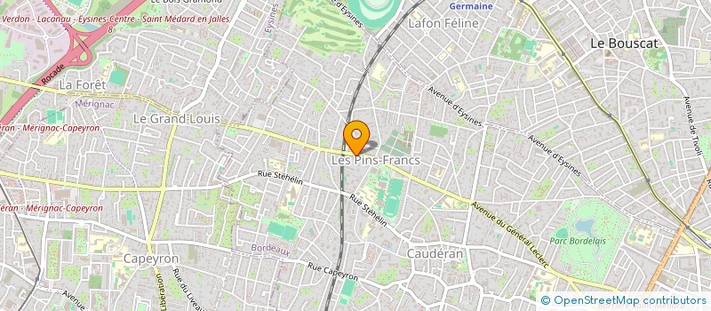 localisation de l'entreprise SOCIETE D'ETUDES TOPOGRAPHIQUES INFORMATISEES à BORDEAUX
