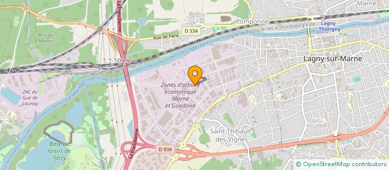 localisation de l'entreprise SOCIETE D'EXECUTION DE MOULES ET OUTILS à LAGNY-SUR-MARNE
