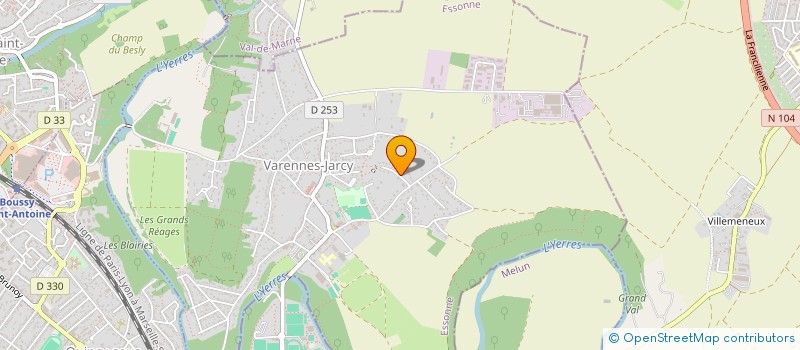 localisation de l'entreprise SOCIETE D'EXERCICE LIBERAL A RESPONSABILITE LIMITE DU DOCTEUR JEAN PHILIPPE LO PRESTI  VARENNES-JARCY