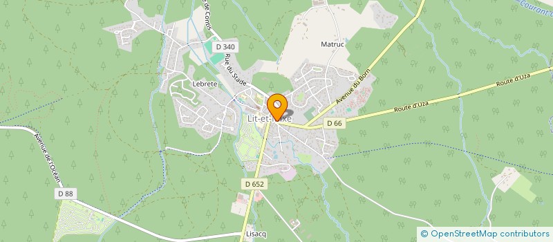 localisation de l'entreprise SOCIETE D'EXERCICE LIBERAL A RESPONSABILITE LIMITEE DE PHARMACIENS D'OFFICINE - PHARMACIE WATIER SELARL PHARMACIE WATIER  LIT-ET-MIXE