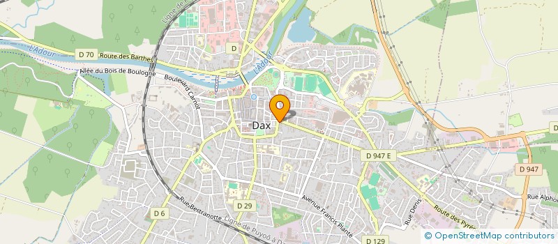 localisation de l'entreprise SOCIETE D'EXERCICE LIBERAL A RESPONSABILITE LIMITEE DE PHARMACIENS-PHARMACIE LACAVE à DAX