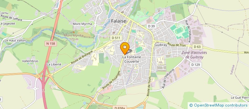 localisation de l'entreprise SOCIETE D'EXERCICE LIBERAL A RESPONSABILITE LIMITEE DU DOCTEUR STOCKWELL à FALAISE