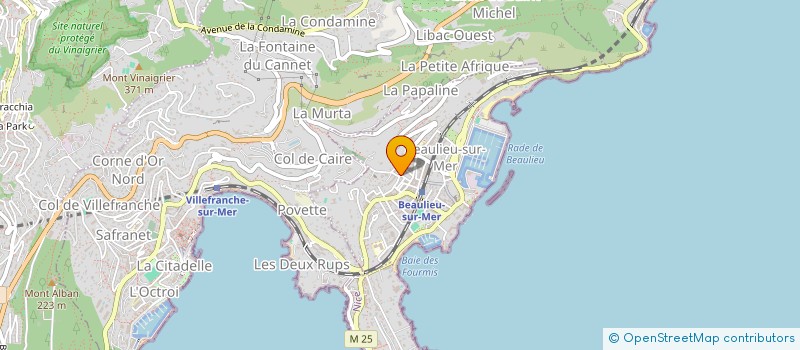 localisation de l'entreprise SOCIETE D'EXERCICE LIBERAL AZUR BIOLOGIE à BEAULIEU SUR MER