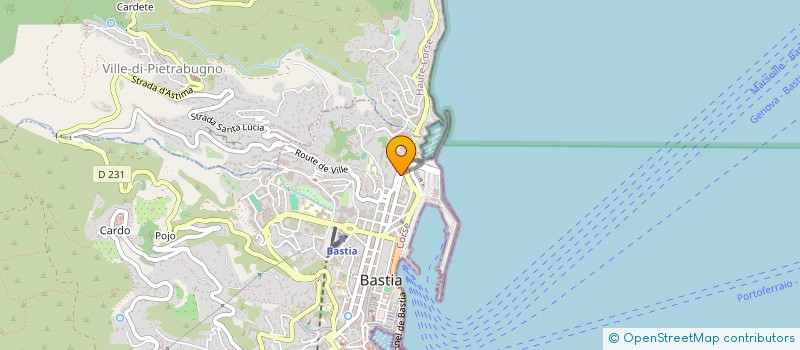 localisation de l'entreprise SOCIETE D'EXERCICE LIBERAL D'AVOCATS MATTEI BODILIS à BASTIA