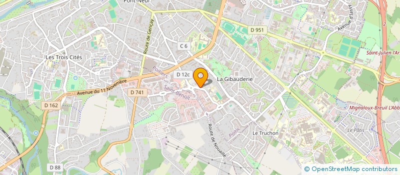 localisation de l'entreprise SOCIETE D'EXERCICE LIBERAL DE CARDIOLOGIE DES DOCTEURS BOUTAUD - FERRANDIS ET HAINAUT à POITIERS