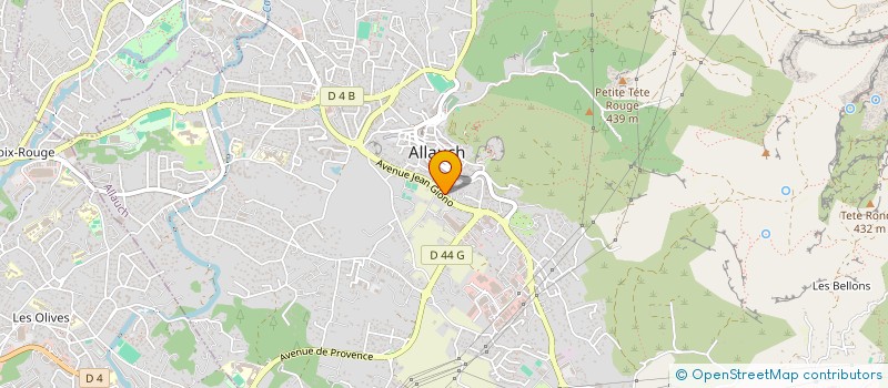 localisation de l'entreprise SOCIETE D'EXERCICE LIBERAL DE MEDECIN CECILE ARCHAMBAUD  ALLAUCH