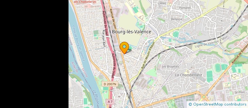 localisation de l'entreprise SOCIETE D'EXERCICE LIBERAL DE VETERINAIRES EVRARD DANJOU à BOURG-LES-VALENCE