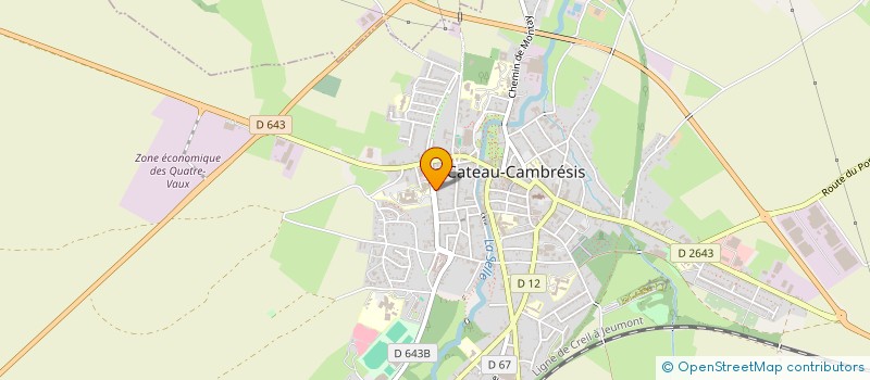 localisation de l'entreprise SOCIETE D'EXERCICE LIBERAL DES DOCTEURS MOTTET à LE CATEAU-CAMBRESIS