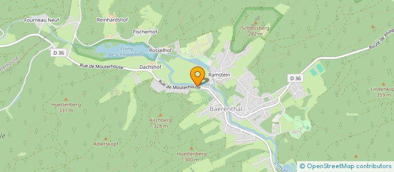 localisation de l'entreprise SOCIETE D'EXERCICE LIBERAL PAR ACTIONS SIMPLIFIEE D'INFIRMIERES FERSTLER-BISCHOFF  BAERENTHAL